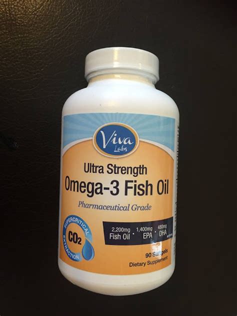 viva labs ultra strength omega 3 fish oil